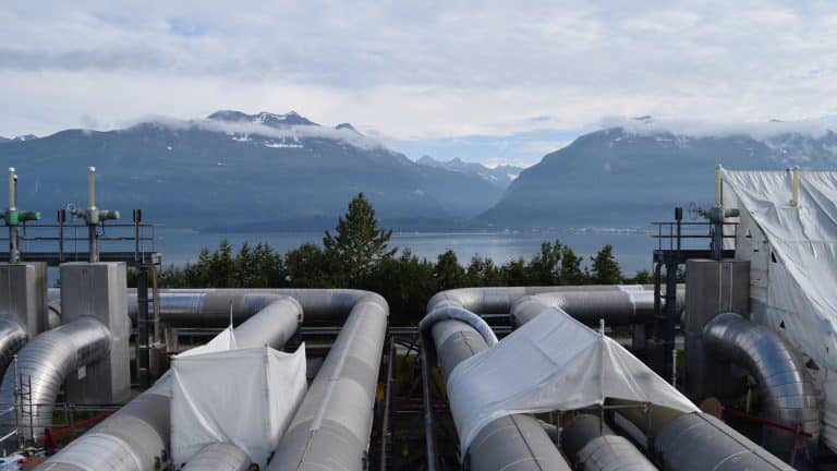 pipelines in the mountains